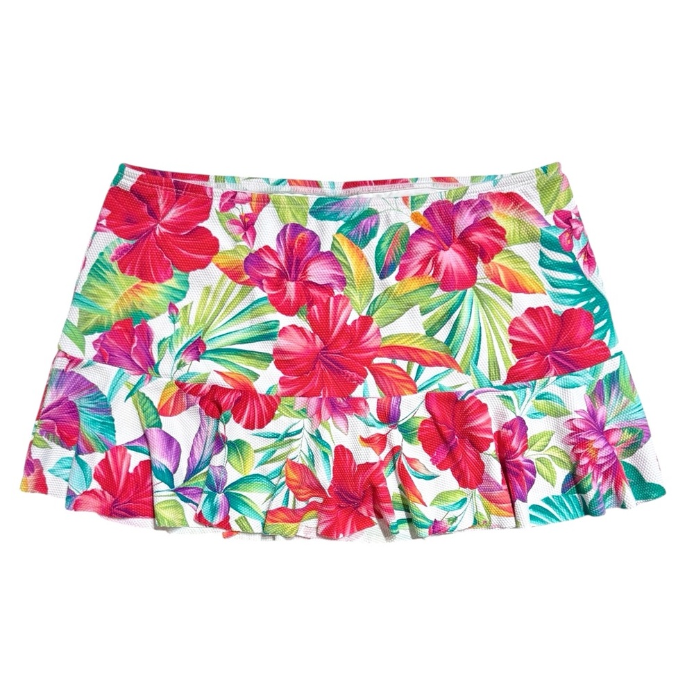 🌴Tommy Bahama Island Cays Fiesta Skirted Bikini Bottom - Picture 3 of 12